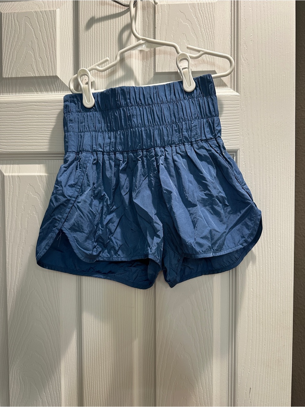 FP Movement by Free People Blue High-Waist Athletic Shorts